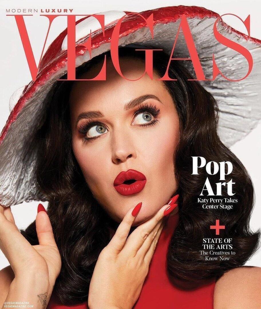 Katy Perry - Vegas Magazine | December 2021 | Hilary Duff style