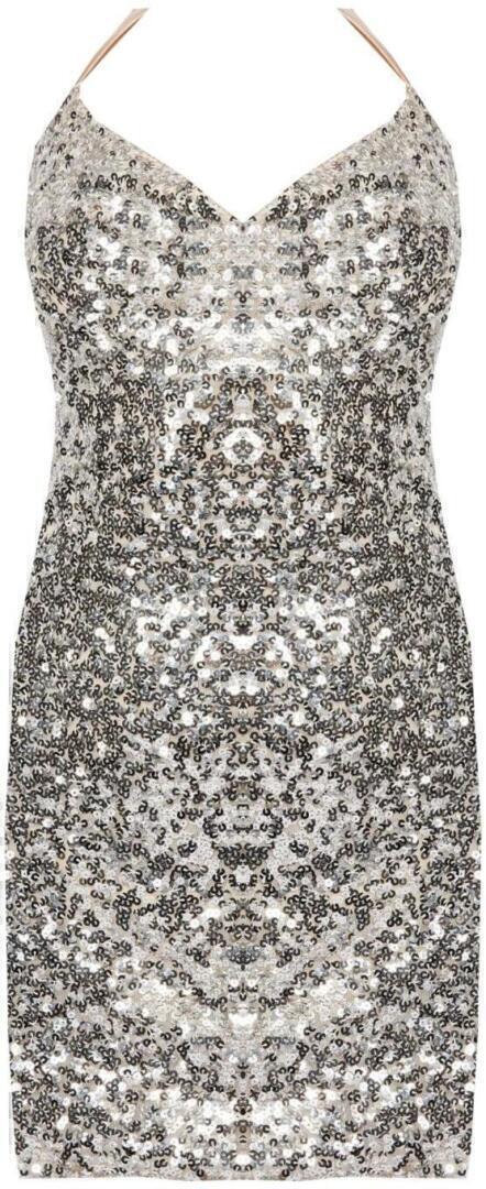 Jody Mini Dress (Silver) | style