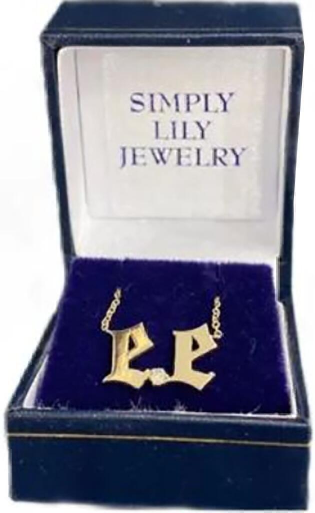 simplylilyjewelry initialnecklace gold custom