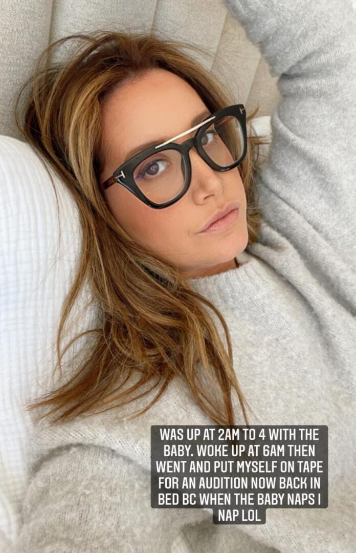 Ashley Tisdale - Instagram story | Hilary Duff style
