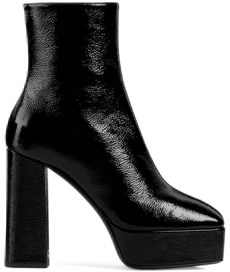 Morgana Platform Boots (Black, 120mm) | style