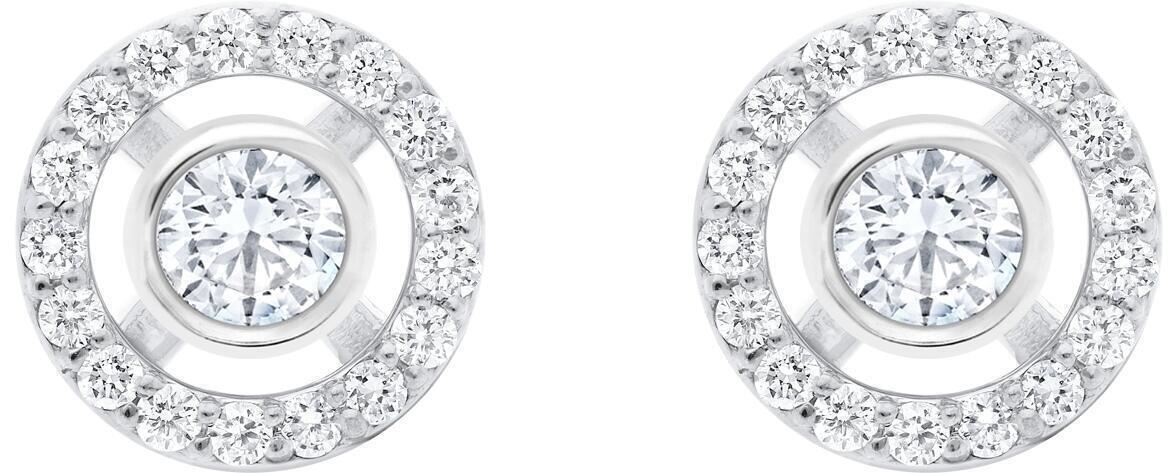 Classico Studs Earrings (White Gold, J-5962) | style