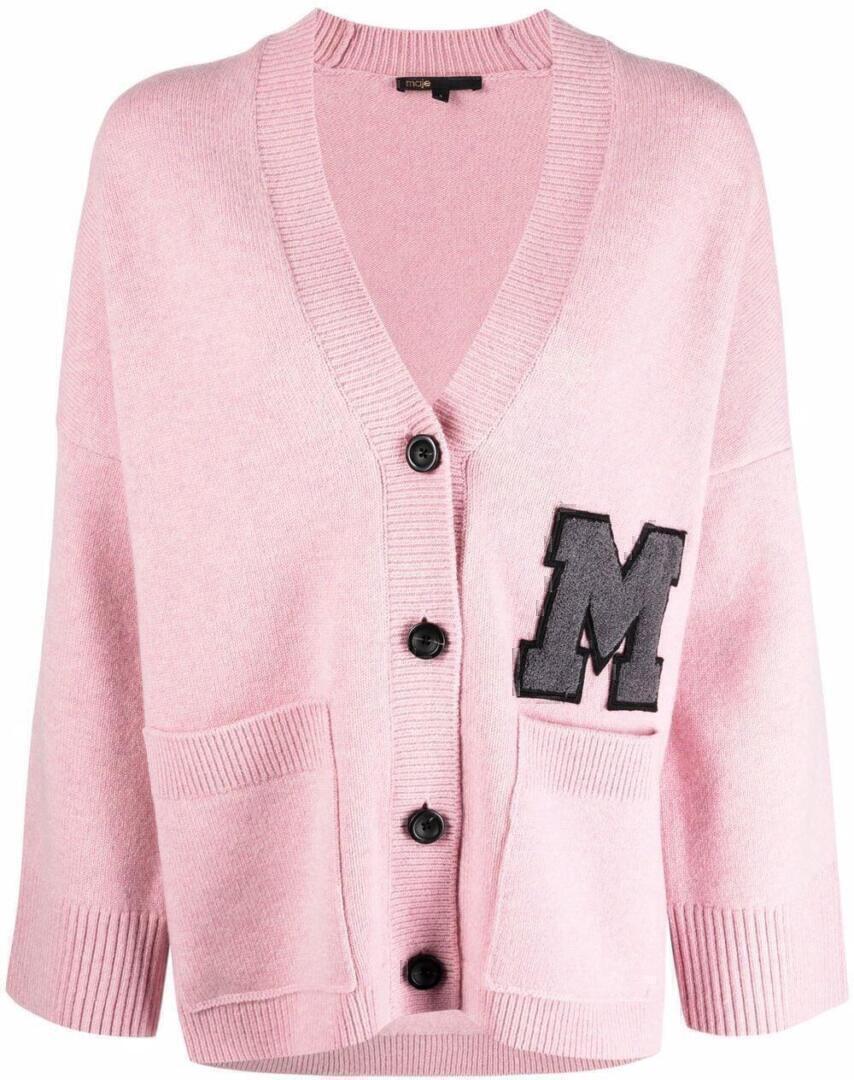Maissane Varsity Cardigan (Pink) | style