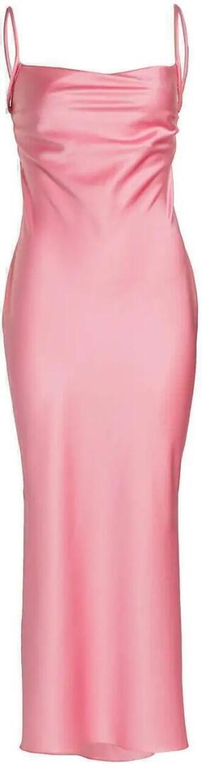 Irma Midi Dress (Pink) | style