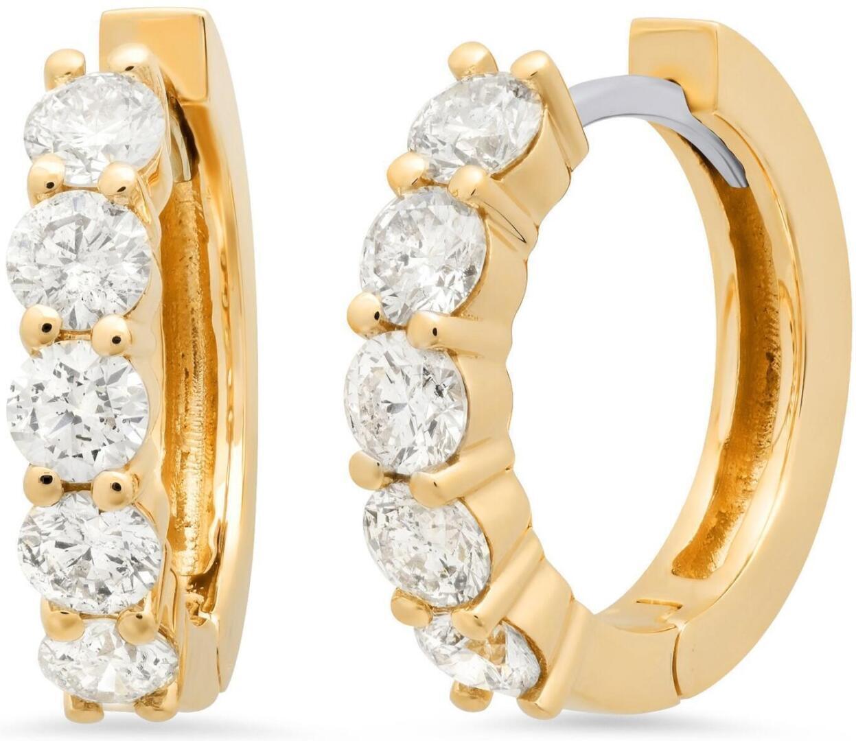 Glam'Azone Double Ring (Yellow Gold Diamond) | style
