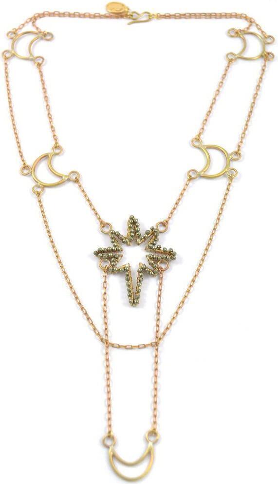 arianaost thenorthstarcelestialnecklace gold