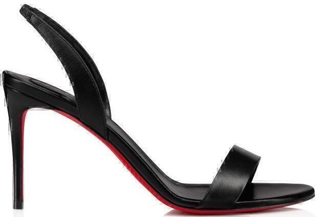 O Marylin Heel Sandals (Black, 85mm) | style