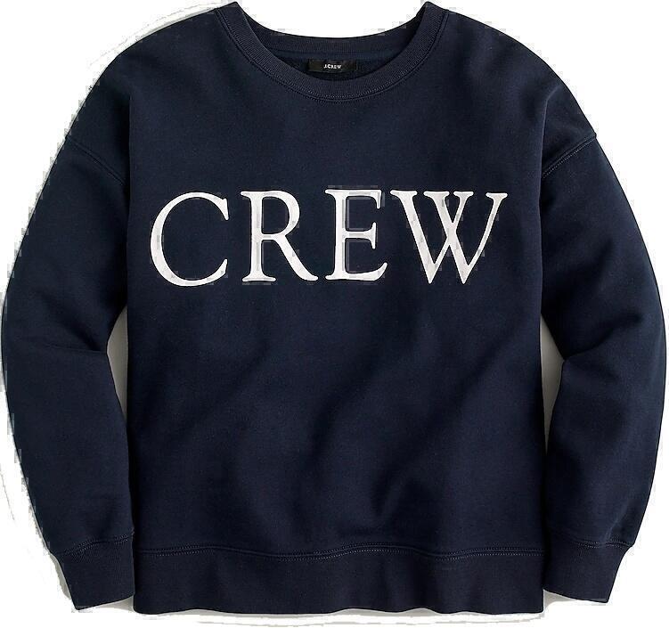 jcrew logosweatshirt navy