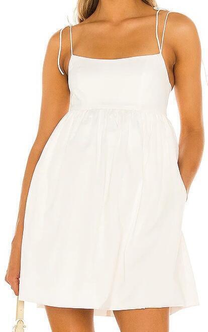 Daria Mini Dress (White) | style