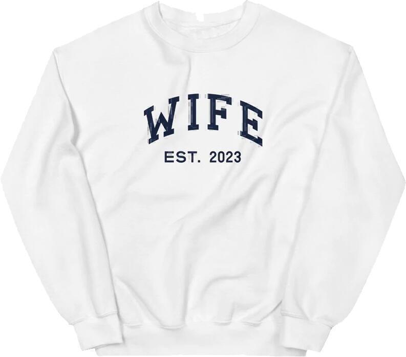 Wife Sweatshirt (White) | style