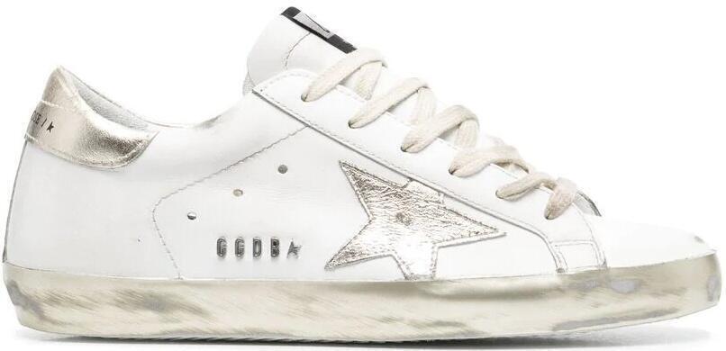 goldengoose superstarsneakers optic white gold