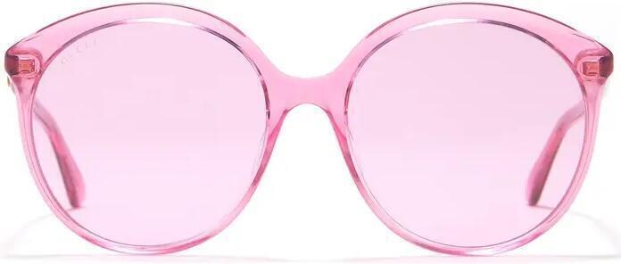 gucci sunglasses transparent pink