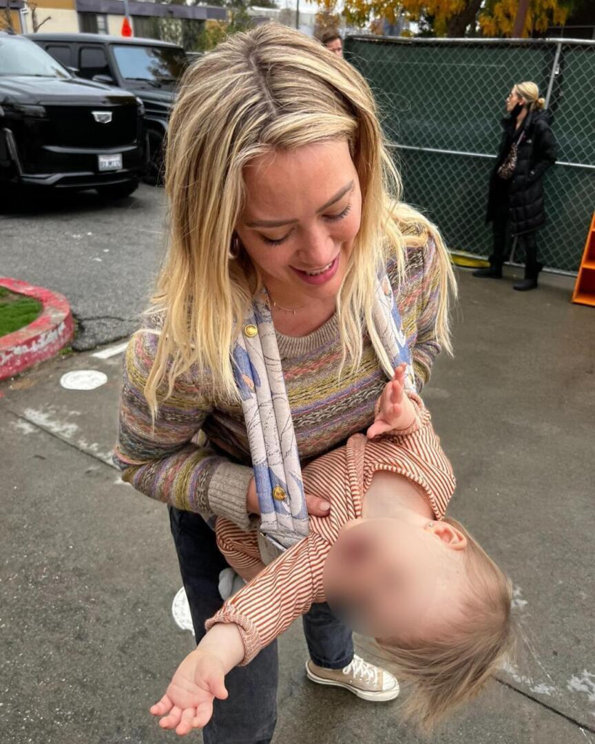 Hilary Duff - Instagram post | Matthew Koma | Madison Prewett style