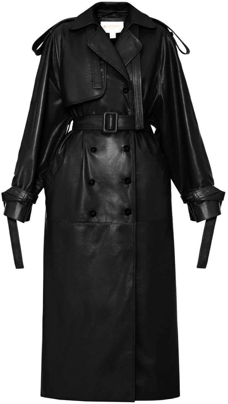 Trench Coat (Black Eco Leather) | style