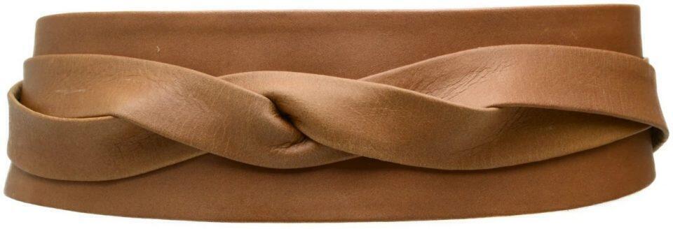 adacollection wrapbelt tan leather