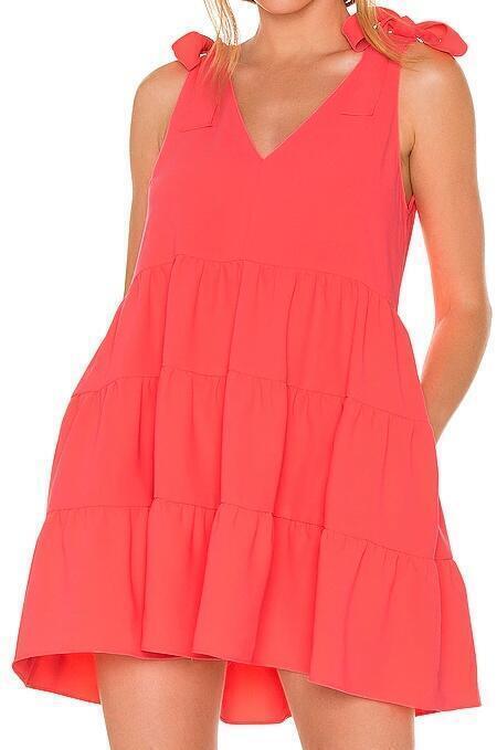Pruitt Mini Dress (Pink Fluro) | style