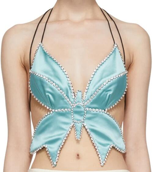 Butterfly Top (Aqua Crystal) | style