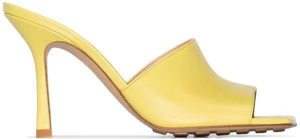 Stretch Square Mules (Yellow) | style