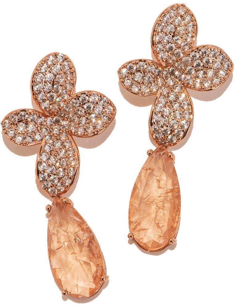 Camille Earrings (Peach) | style