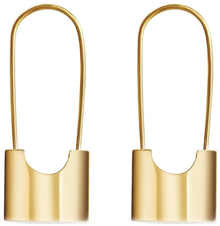 Londyn Lock Earrings (Gold) | style