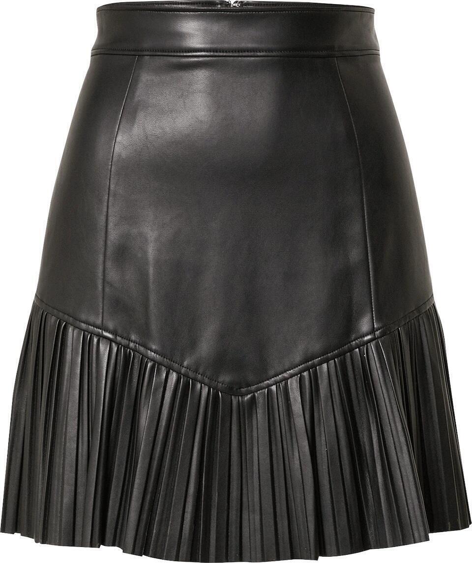 Elisabeth Mini Skirt (Black Faux Leather) | style