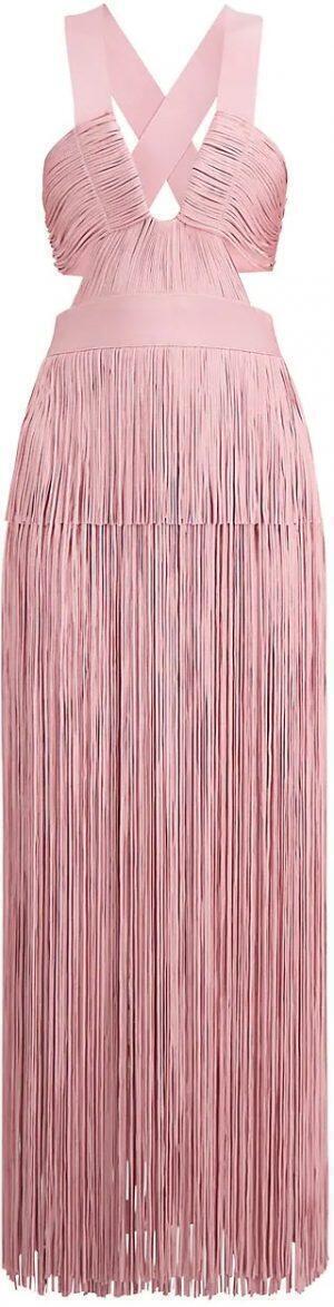 Fringe Gown (Pink Nectar) | style