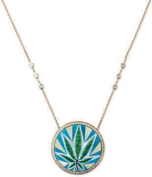 Sweet Leaf Necklace (Turquoise) | style