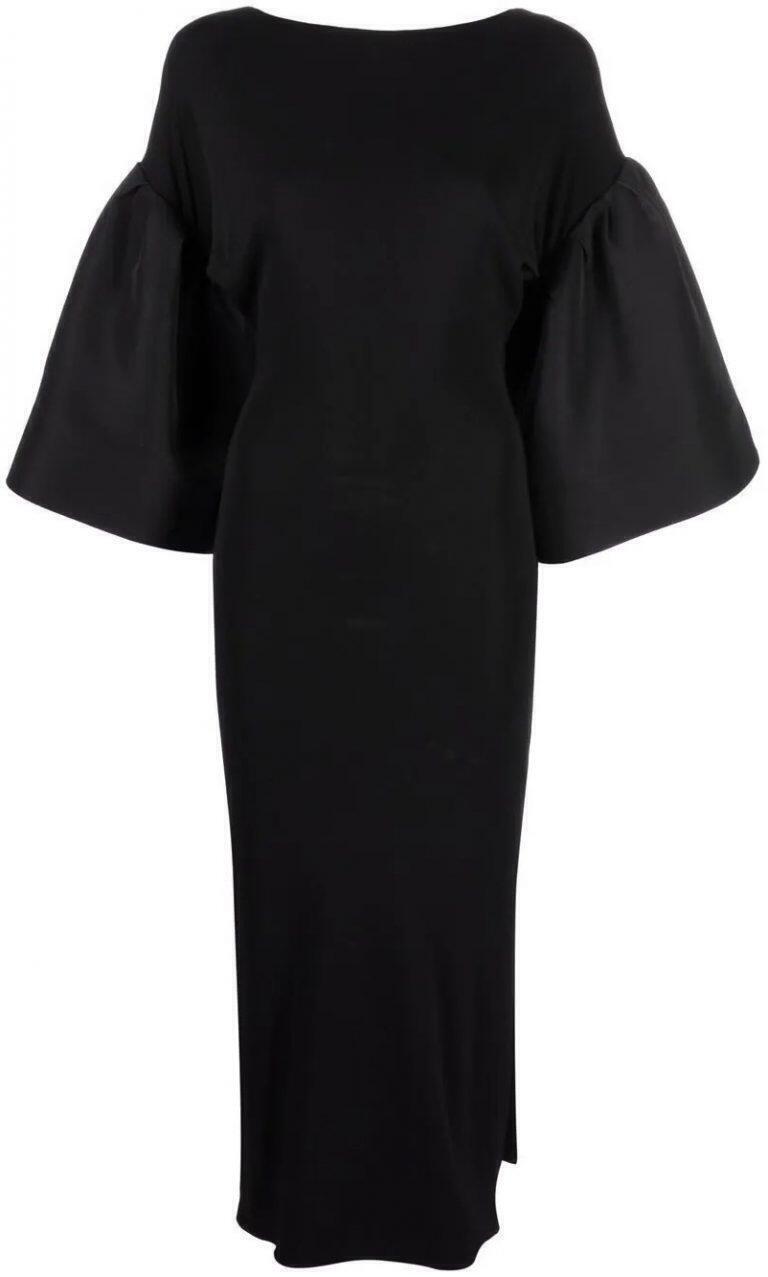 Kali Midi Dress (Black) | style