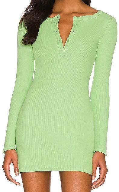 Henri Midi Dress (Fern Green) | style
