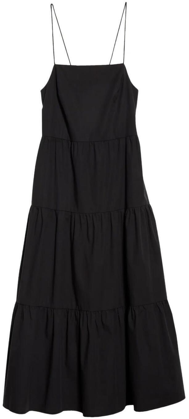 Leni Midi Dress (Black) | style