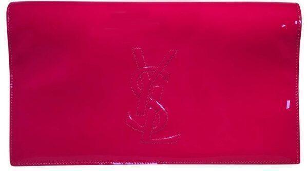 Belle De Jour Clutch Bag (Hot Pink Patent) | style