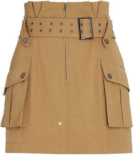 Xi Utility Mini Skirt (Khaki) | style