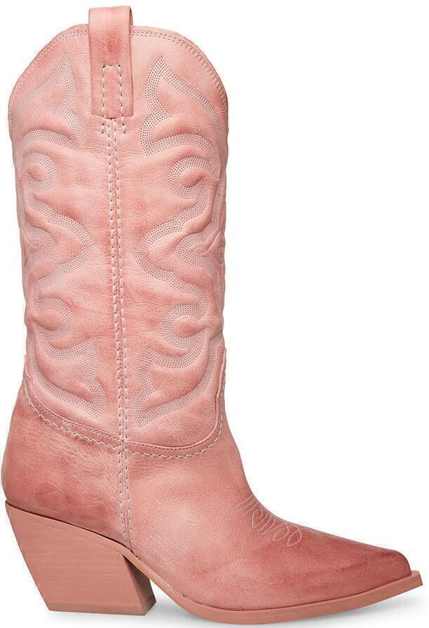 stevemadden westboots pink leather