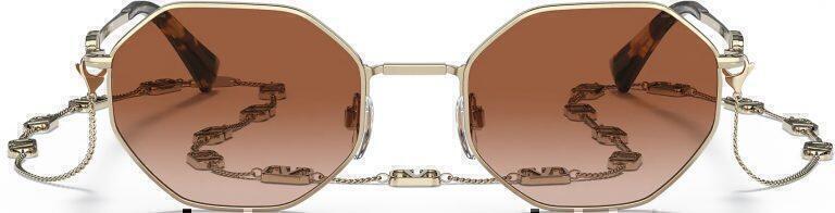 valentino sunglasses gold brown va2040