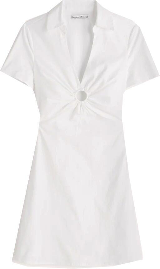 abercrombiefitch shirtdress white