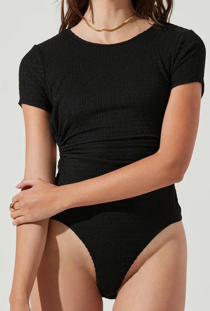 Charlize Bodysuit (Black) | style