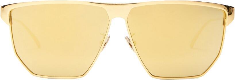 bottegaveneta sunglasses bv1069 gold mirror