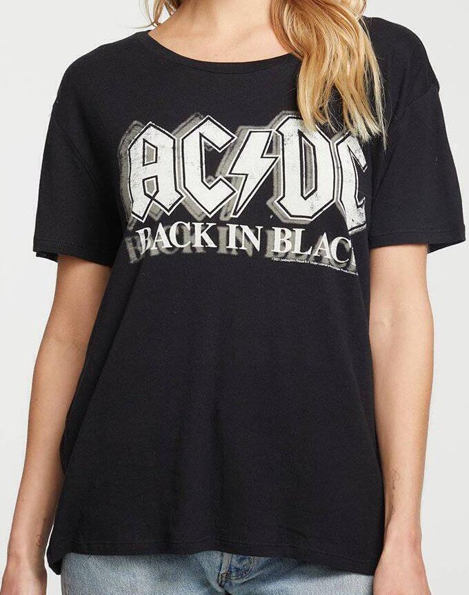 chaser acdctee black
