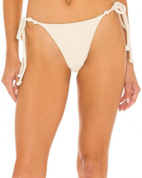 Emma Bikini Bottom (Textured Cream) | style