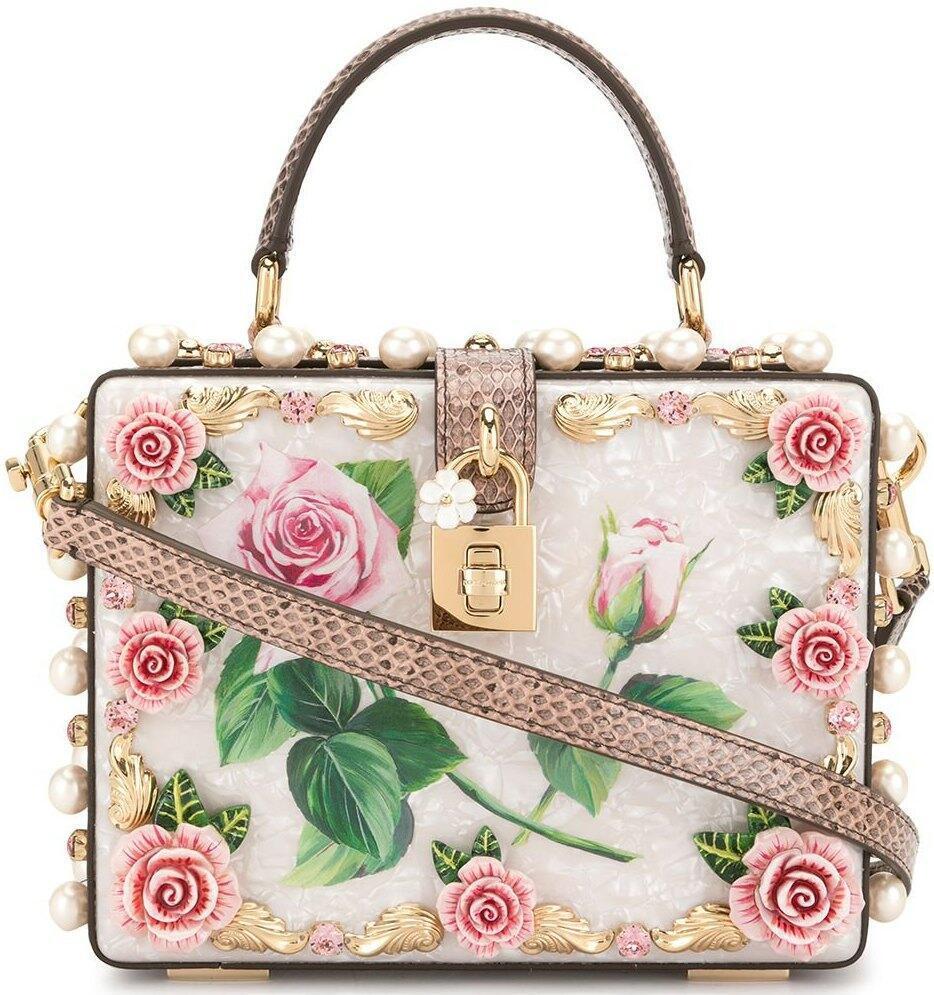 Box Bag (Floral Appliques) | style