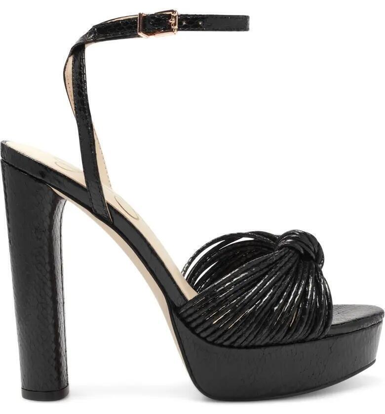 Immie Platform Sandals (Black) | style