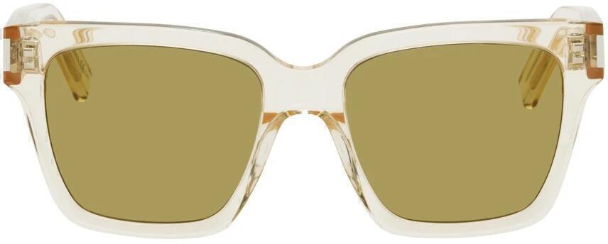saintlaurent sunglasses yellow SL507