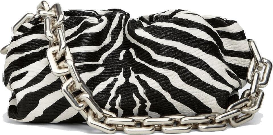 bottegaveneta pouchbag chain zebra