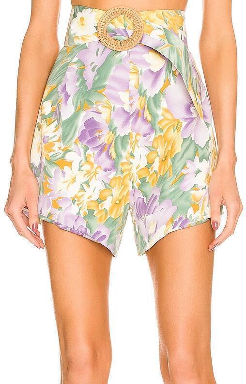 Sienna Shorts (Lavender & Multicolor) | style