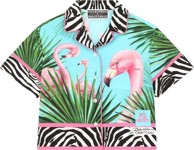 x DJ Khaled Poplin Shirt (Flamingo Print) | style