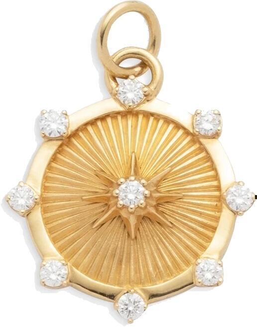Baby Spark Love Medallion (Yellow Gold) | style