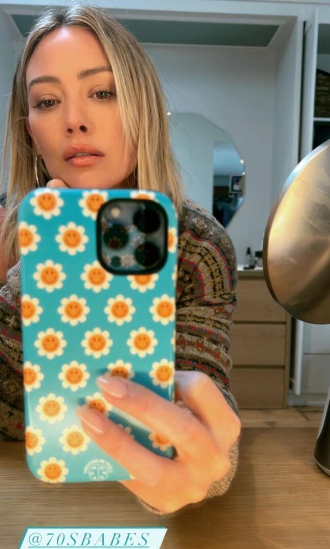 Hilary Duff - Instagram story | Erika Jayne style