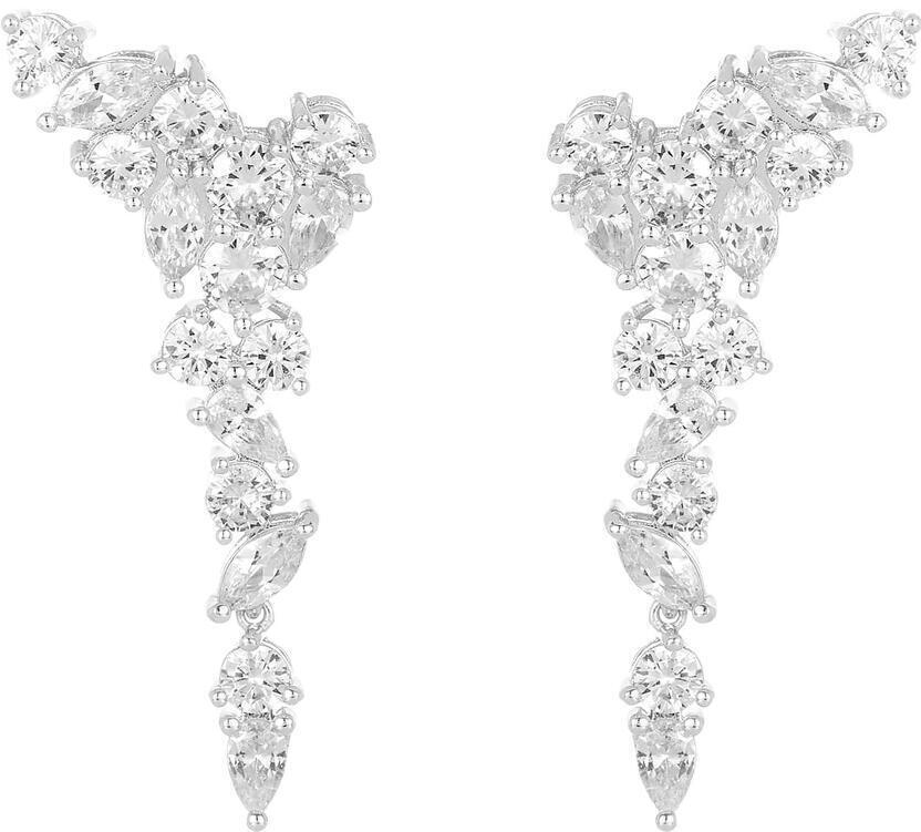 melindamaria queenscrownearrings silver white diamondettes