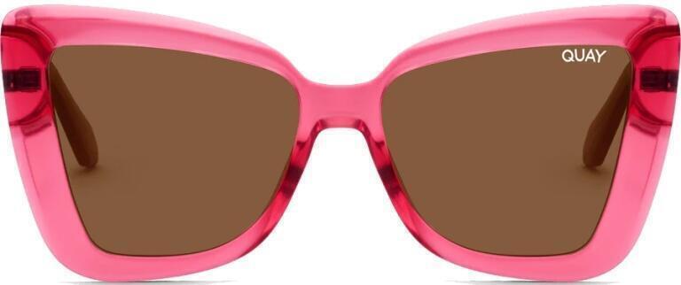 quay chainreactionsunglasses pink brown