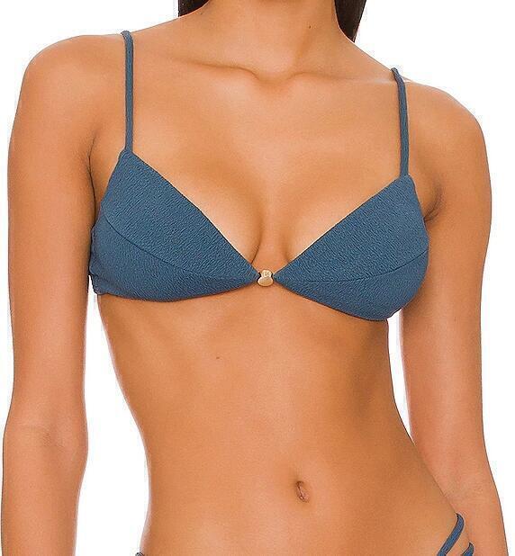 Gracie Bikini Top (Firenze Blue Grey) | style